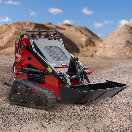 MS380T Mini Skid Steer Loader Track Loader Gasoline Engine 22HP