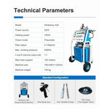 MMS 14KW Pneumatic Spray Machine 220V Foam Spraying Polyurea & Polyurethane Coating Sprayer for Waterproofing and Insulation Projects A25