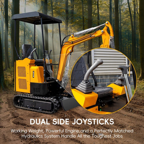 Nini Excavator 1.5Ton MS15 Small Digger Gasoline Engine