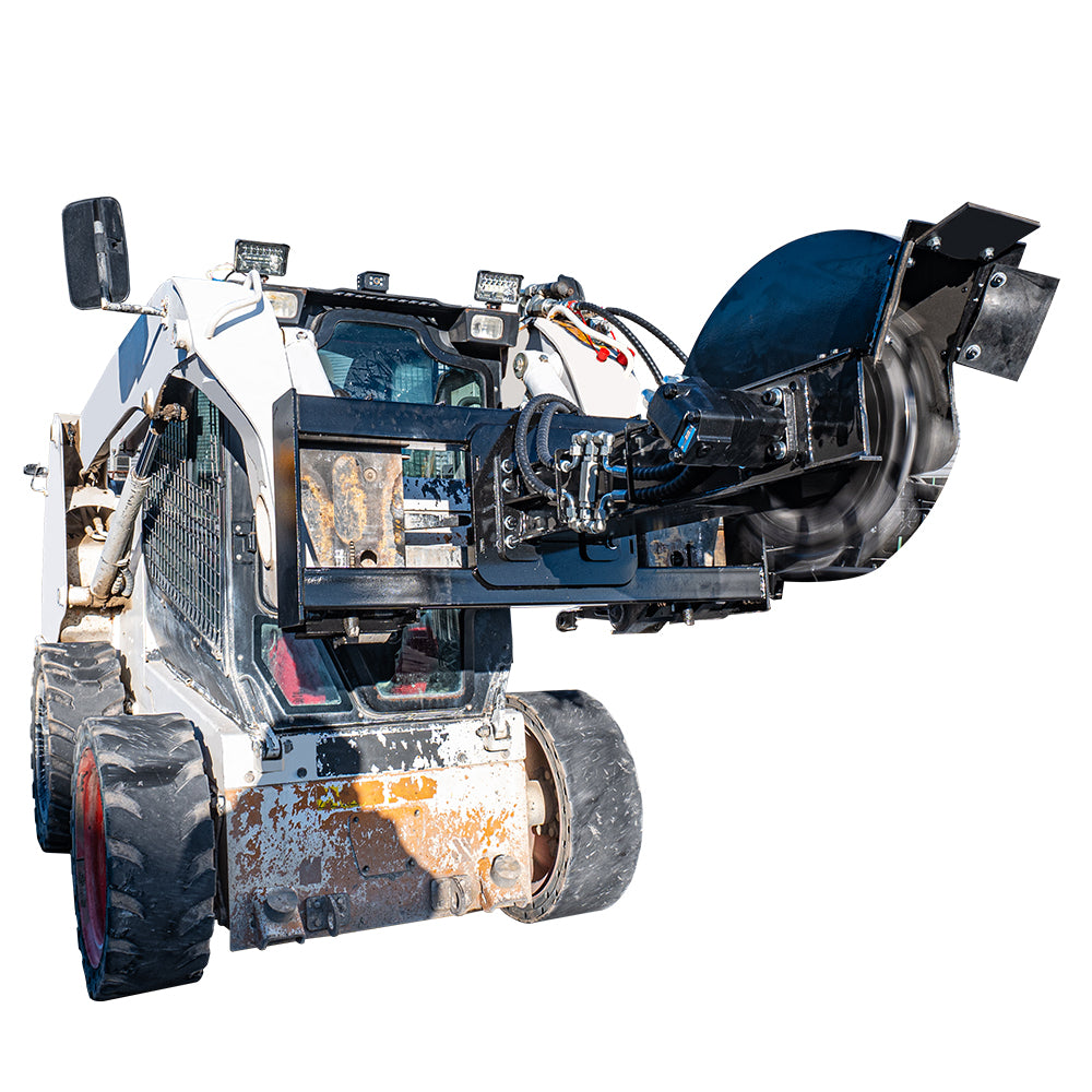 Stump Grinder Skid Steer Attachment for Bobcat Loader Universal Mounting Coupler