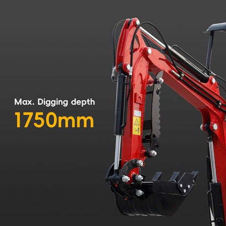 1 Ton Mini Excavator Gasoline Engine Mini Digger Crawler Excavator