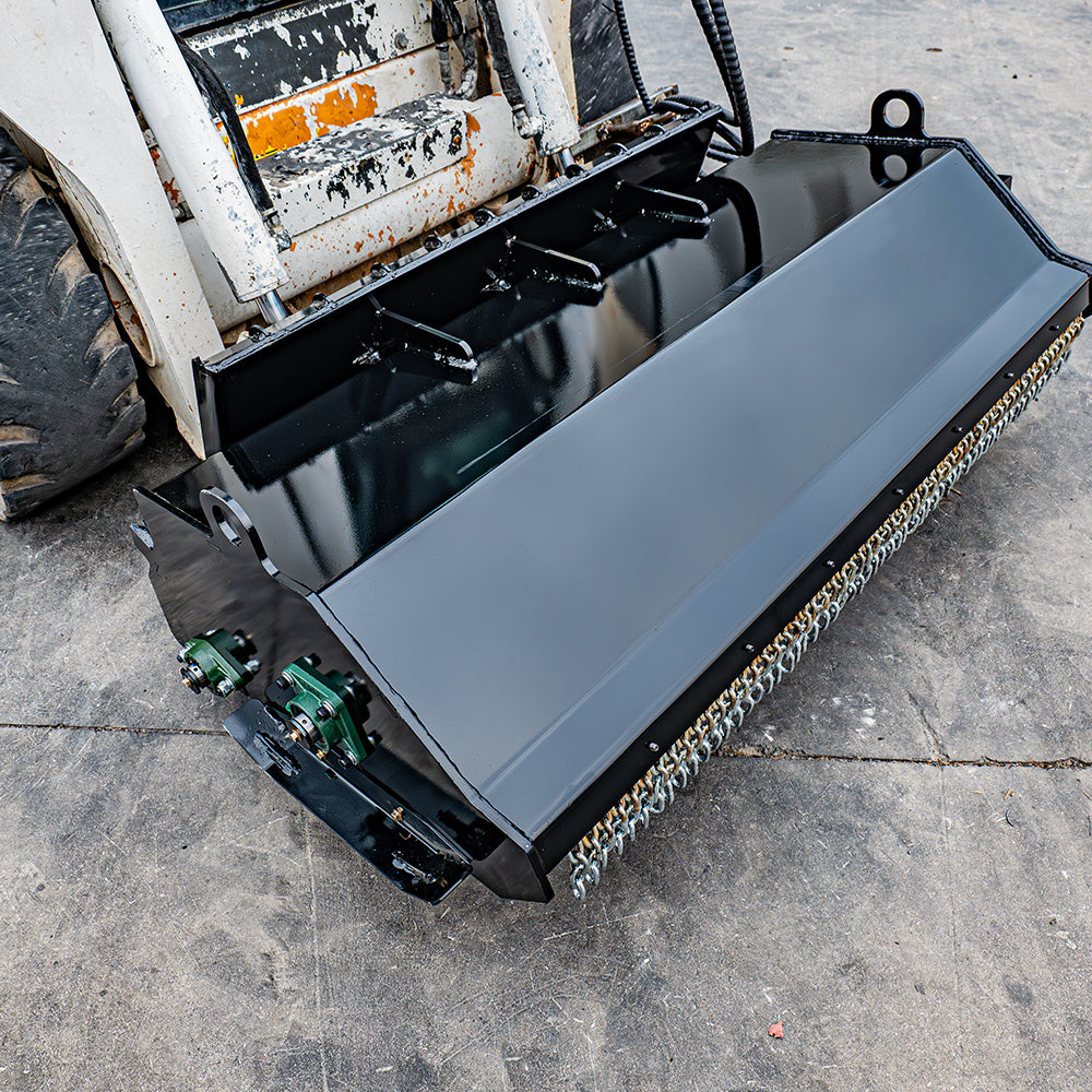 MMS 72'' Hydraulic Flail Mower Attachment for Bobcat Skid Steer Loader Universal Mounting Coupler