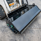 MMS 72'' Hydraulic Flail Mower Attachment for Bobcat Skid Steer Loader Universal Mounting Coupler
