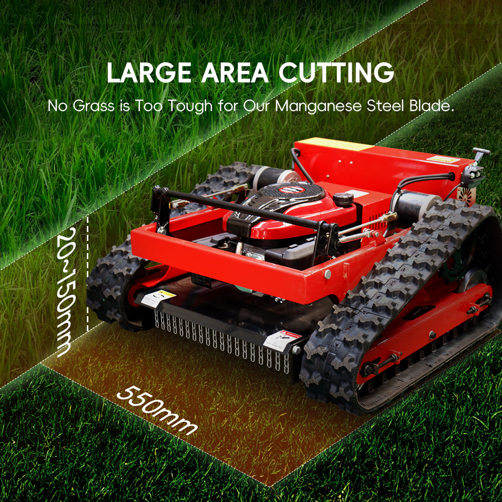 Remote Control Lawn Mower MS550 Gasoline Mower for Garden Wasteland