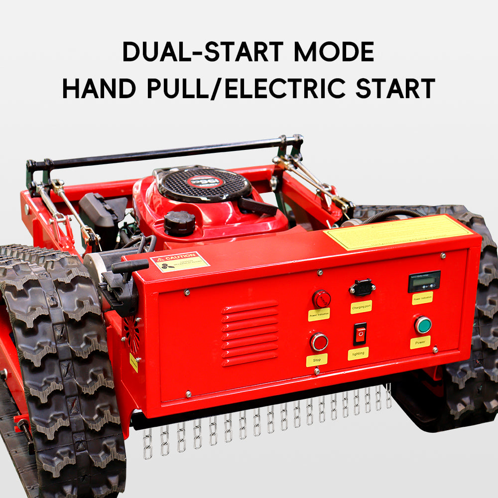 Remote Control Lawn Mower MS550 Gasoline Mower for Garden Wasteland