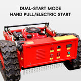 Remote Control Lawn Mower MS550 Gasoline Mower for Garden Wasteland