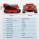 Remote Control Lawn Mower MS550 Gasoline Mower for Garden Wasteland