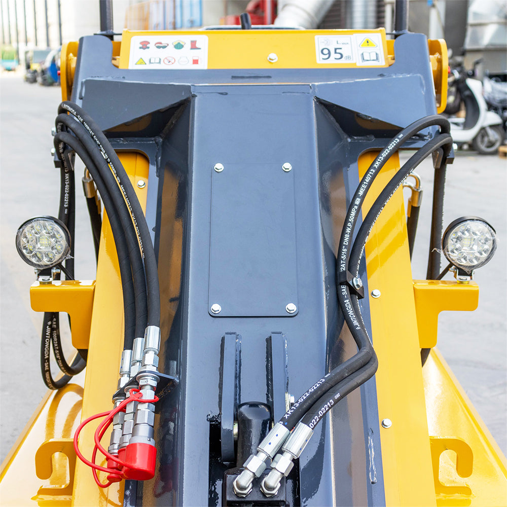 Mini Ride-On Loader Skid Steer Wheel Loader Gasoline Engine
