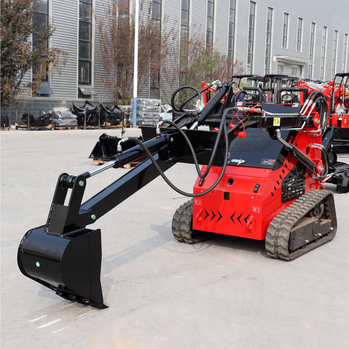 12in Fronthoe Attachment for Mini Skid Steer Loader Digger Attachment