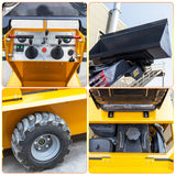 Mini Ride-On Loader Skid Steer Wheel Loader Gasoline Engine