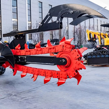 Hydraulic Trencher Attachment for Mini Skid Steer Loader