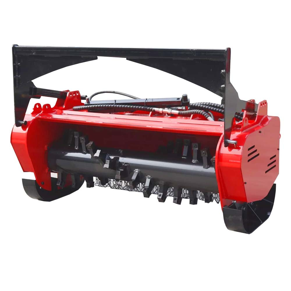 46''/60'' Forestry Mulcher Attachment For Skid Loader Universal Mount Plate