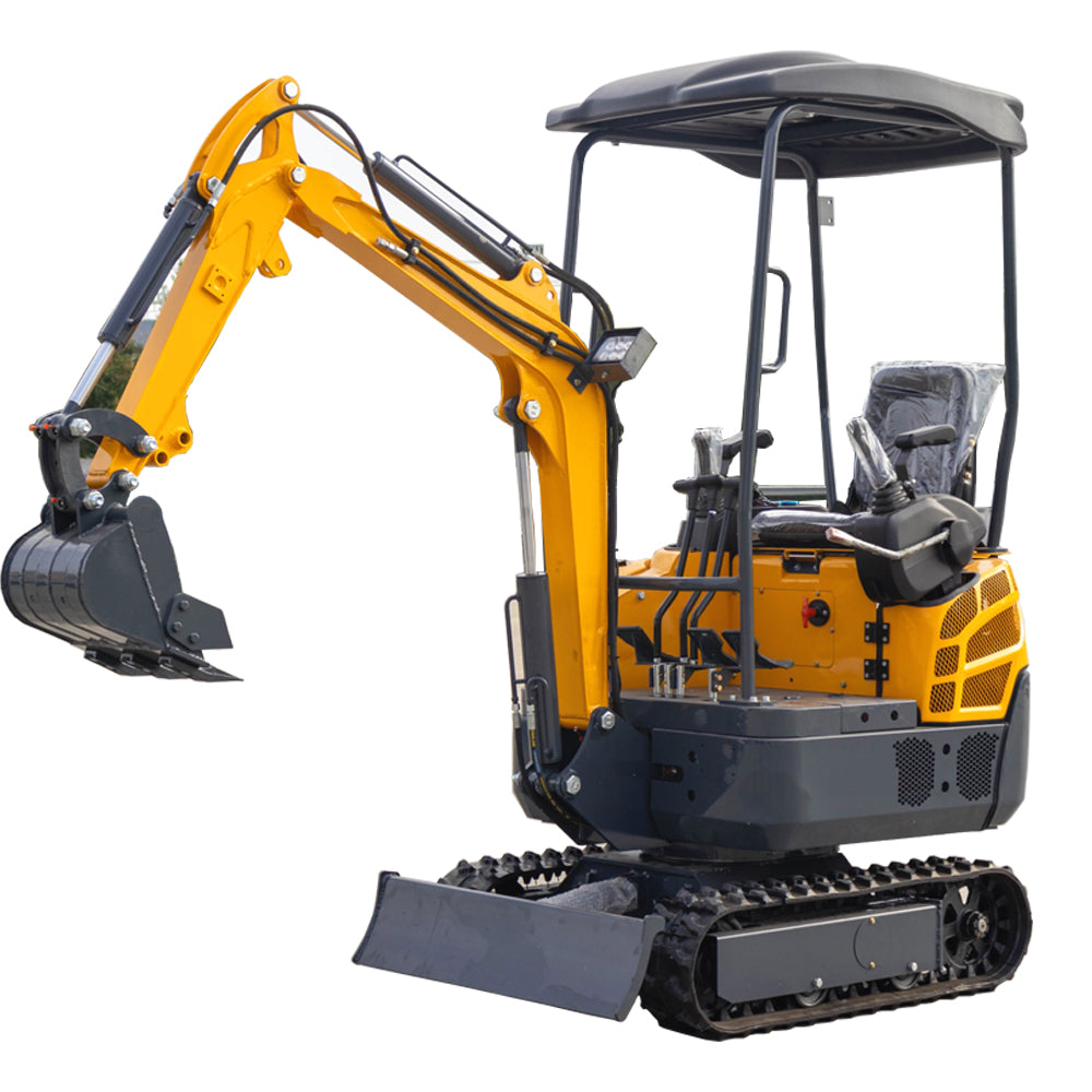 1.5 Tons Crawler Mini Excavator Hydraulic Pilot Control Mini Digger 13.5 HP Briggs & Stratton Gasoline Small Digger MS15PRO