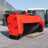 72inch Skid Steer Loader Hydraulic Forestry Mulcher Wood Chipper Attachment for Bobcat Loader Universal Mouting Coupler